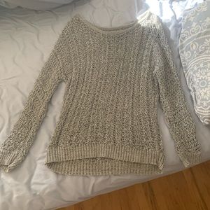 Grey American Eagle Knit Sweater